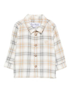 Camicia per neonato Tartine Et Chocolate beige con motivo a quadri - Rubino Kids