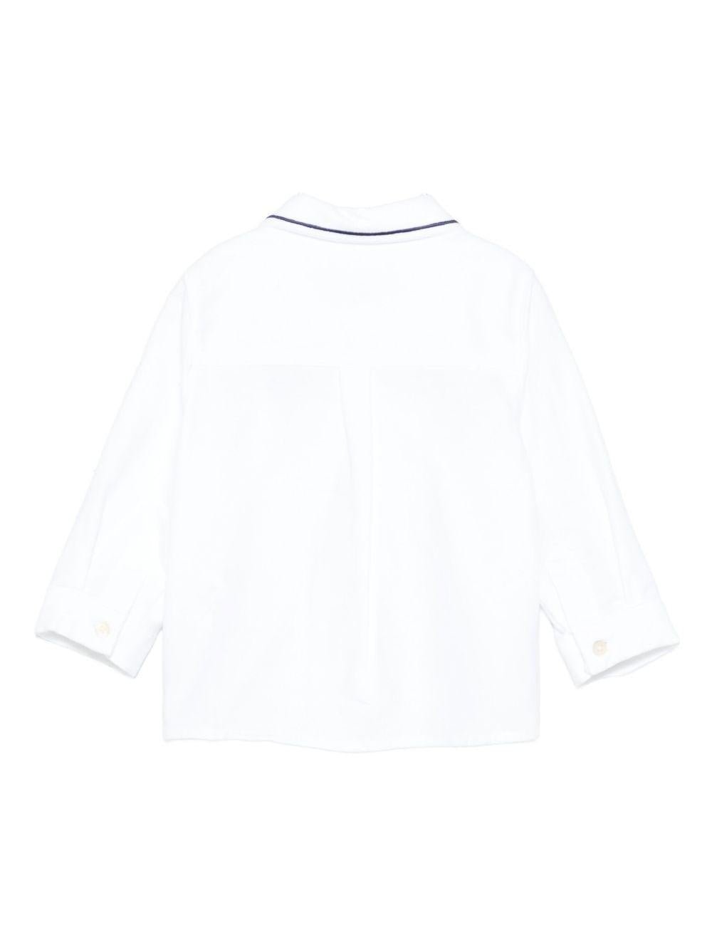 Camicia per neonato Tartine Et Chocolate bianca con colletto polo - Rubino Kids