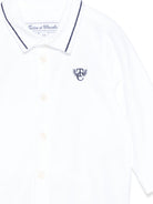 Camicia per neonato Tartine Et Chocolate bianca con colletto polo - Rubino Kids