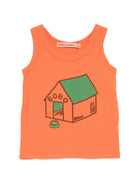 Canotta per neonato Bobo Choses arancione con stampa grafica Pickles Is At Home - Rubino Kids