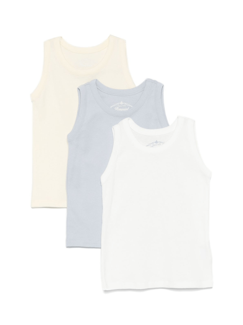 Canotte Athis (3 pezzi) per bambino Bonpoint multicolore con girocollo - Rubino Kids