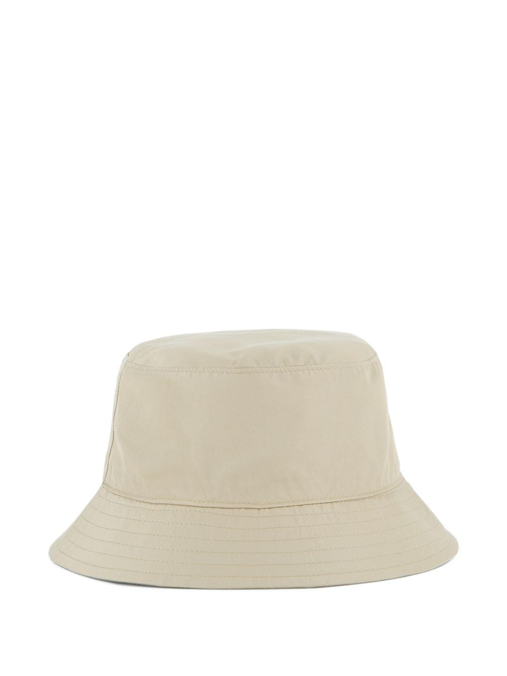 Cappello bucket per bambino Boss Kids beige con logo - Rubino Kids