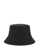Cappello bucket per bambino BOSS Kids nero con stampa - Rubino Kids