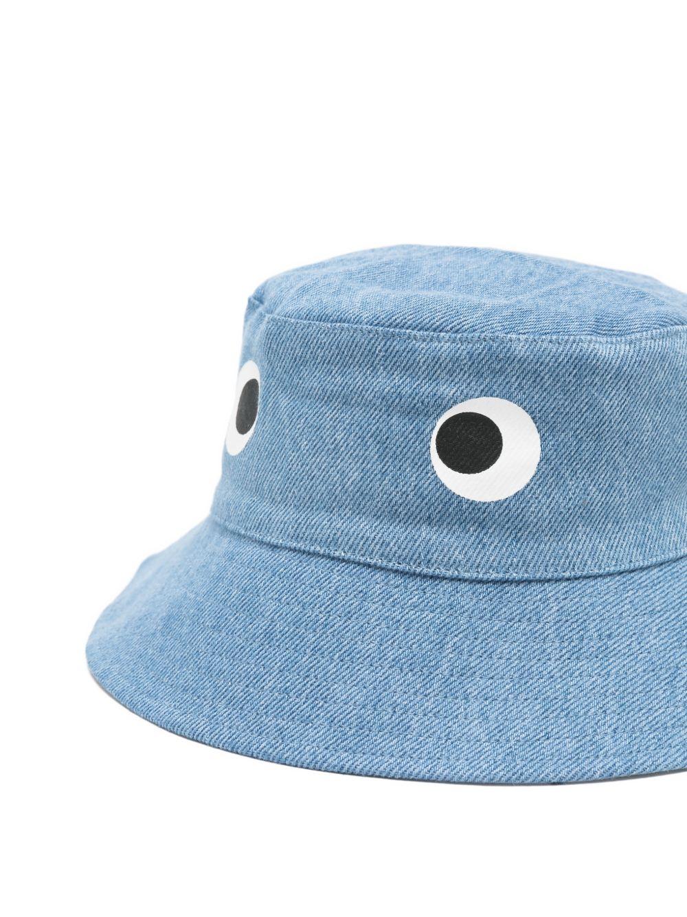 Cappello bucket per bambino Stella McCartney Kids in denim con applicazione - Rubino Kids