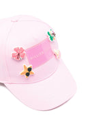 Cappello da baseball per bambina Billieblush rosa con decorazioni applicate - Rubino Kids