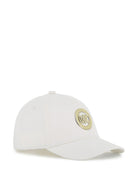 Cappello da baseball per bambina Michael Kors Kids bianco con placca logo - Rubino Kids