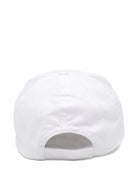 Cappello da baseball per bambini Moschino Kids bianco con logo sul davanti - Rubino Kids