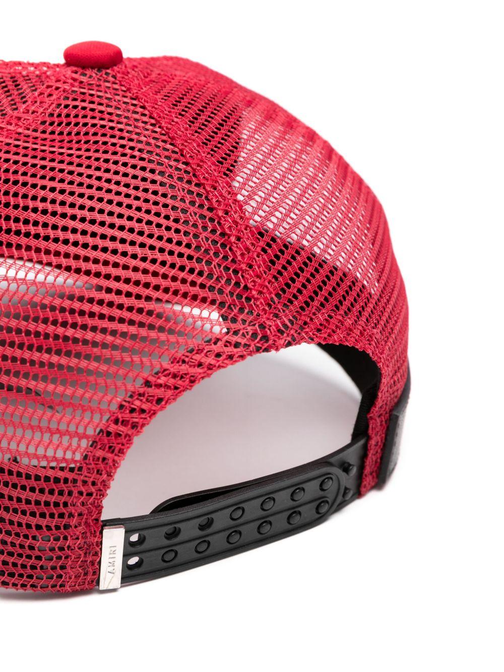 Cappello da baseball per bambino Amiri Kids rosso con logo - Rubino Kids