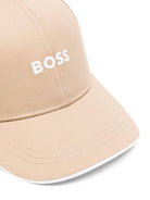 Cappello da baseball per bambino BOSS Kids beige con logo - Rubino Kids