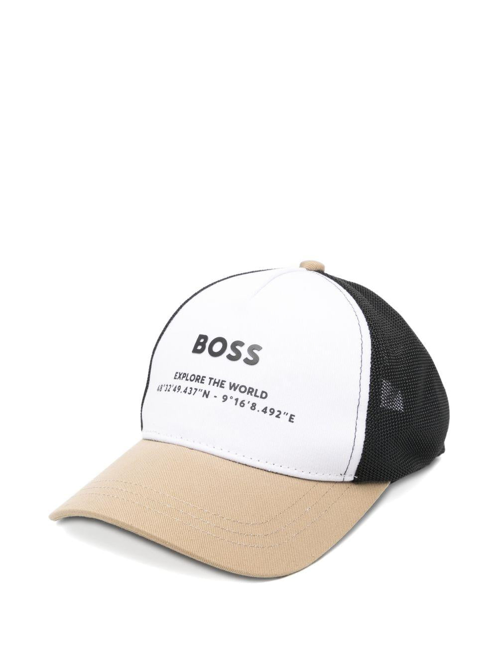 Cappello da baseball per bambino Boss Kids multicolore con logo sul davanti - Rubino Kids