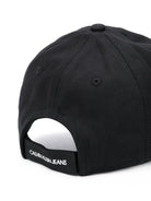 Cappello da baseball per bambino Calvin Klein Kids nero con ricamo logo - Rubino Kids