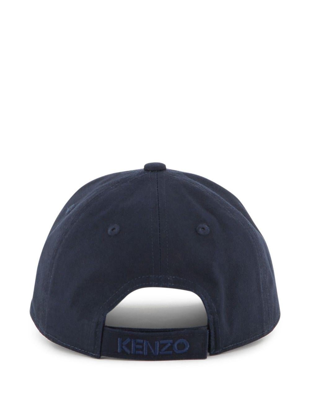 Cappello da baseball per bambino Kenzo Kids blu con ricamo Tiger - Rubino Kids