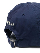 Cappello da baseball per bambino Polo Ralph Lauren Kids blu con caratteristico motivo Polo Pony - Rubino Kids