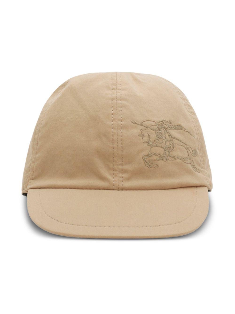 Burberry Kids Beige Curved Brim Baby Baseball Hat | Offer Price