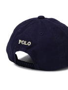 Cappello da baseball per neonato Polo Ralph Lauren Kids blu con caratteristico motivo Polo Pony - Rubino Kids