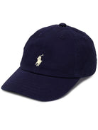 Cappello da baseball per neonato Polo Ralph Lauren Kids blu con caratteristico motivo Polo Pony - Rubino Kids