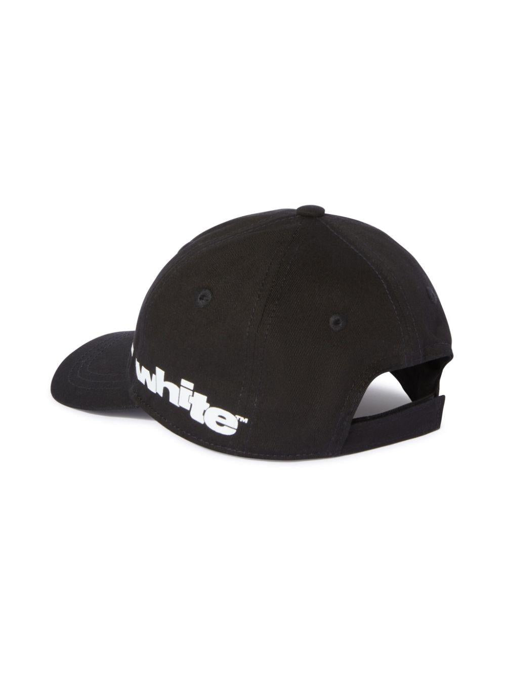 Cappello da baseball Spray Arrow per bambino Off - White Kids nero con tesa curva e larga - Rubino Kids