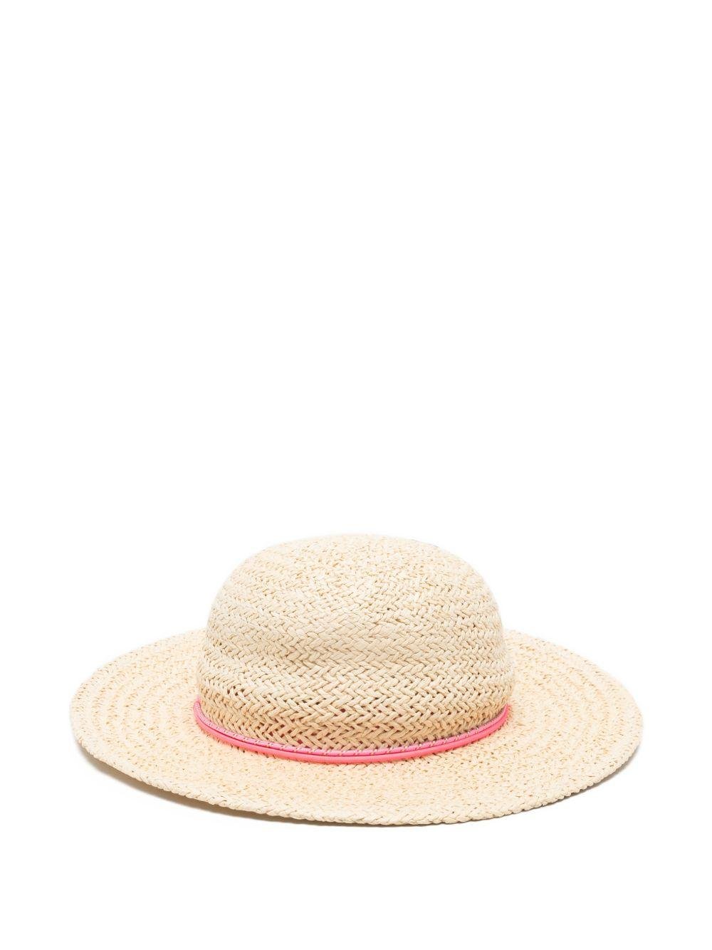 Cappello per bambina Billieblush beige con decorazione con paillettes - Rubino Kids