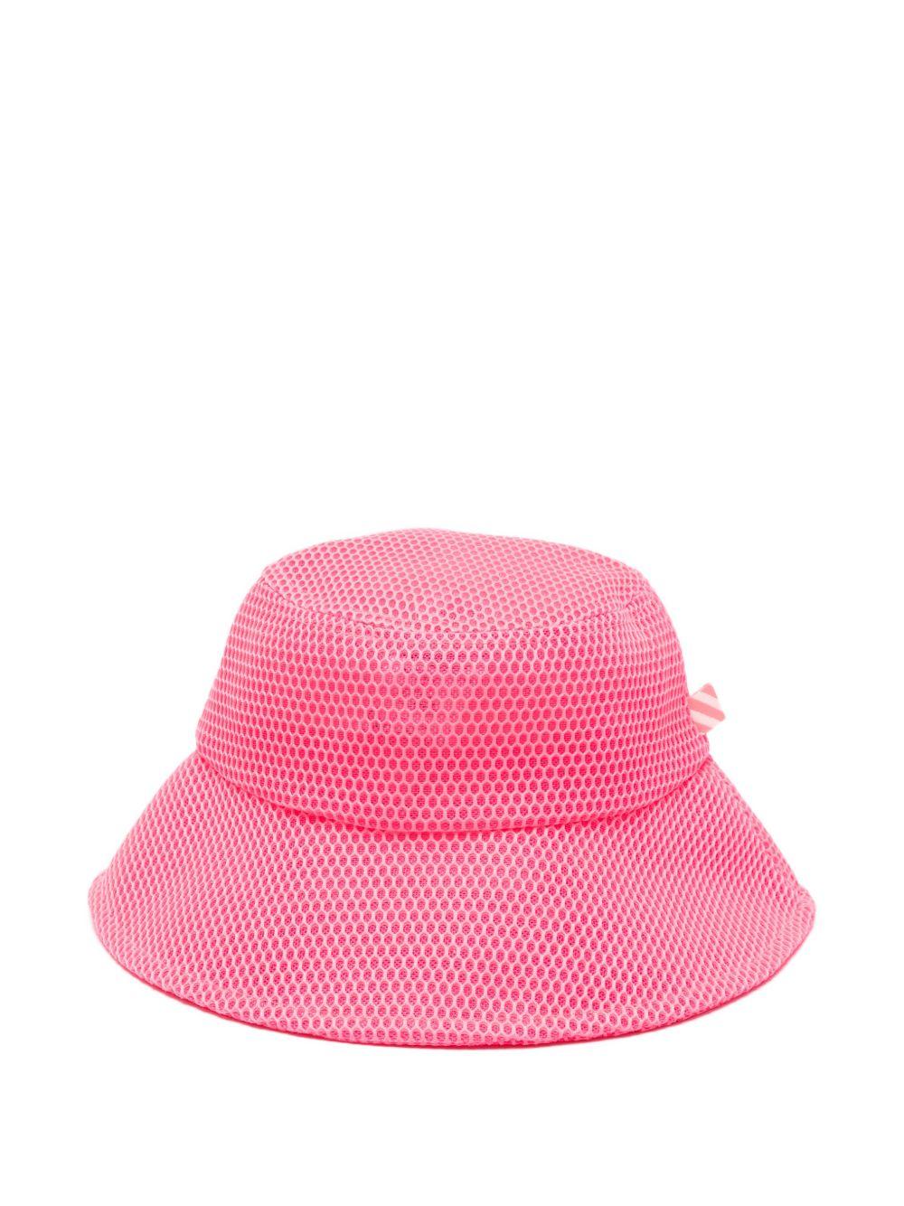 Cappello per bambina Billieblush rosa decorazione a fiori - Rubino Kids