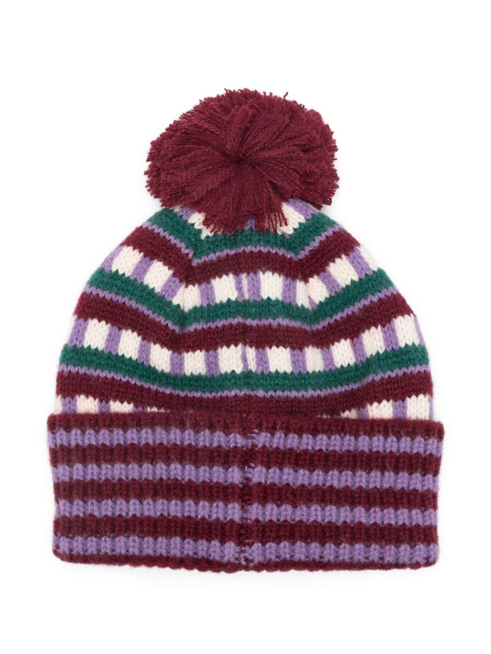 Cappello per bambina Bobo Choses multicolore con pompon - Rubino Kids