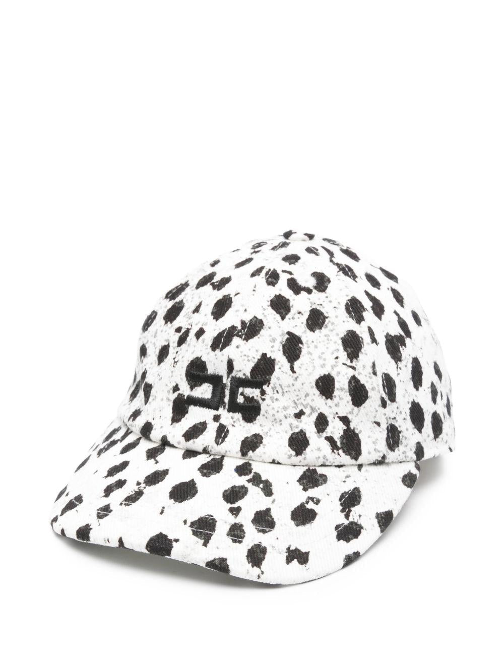 Cappello per bambina Elisabetta Franchi La Mia Bambina bianco con stampa dalmata - Rubino Kids