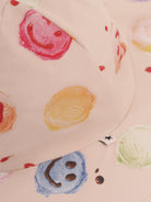 Cappello per bambina Molo beige con stampa grafica - Rubino Kids