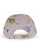 Cappello per bambina Molo rosa con stampa all - over - Rubino Kids