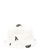 Cappello per bambini Mini Rodini Note bianco con stampa all - over - Rubino Kids
