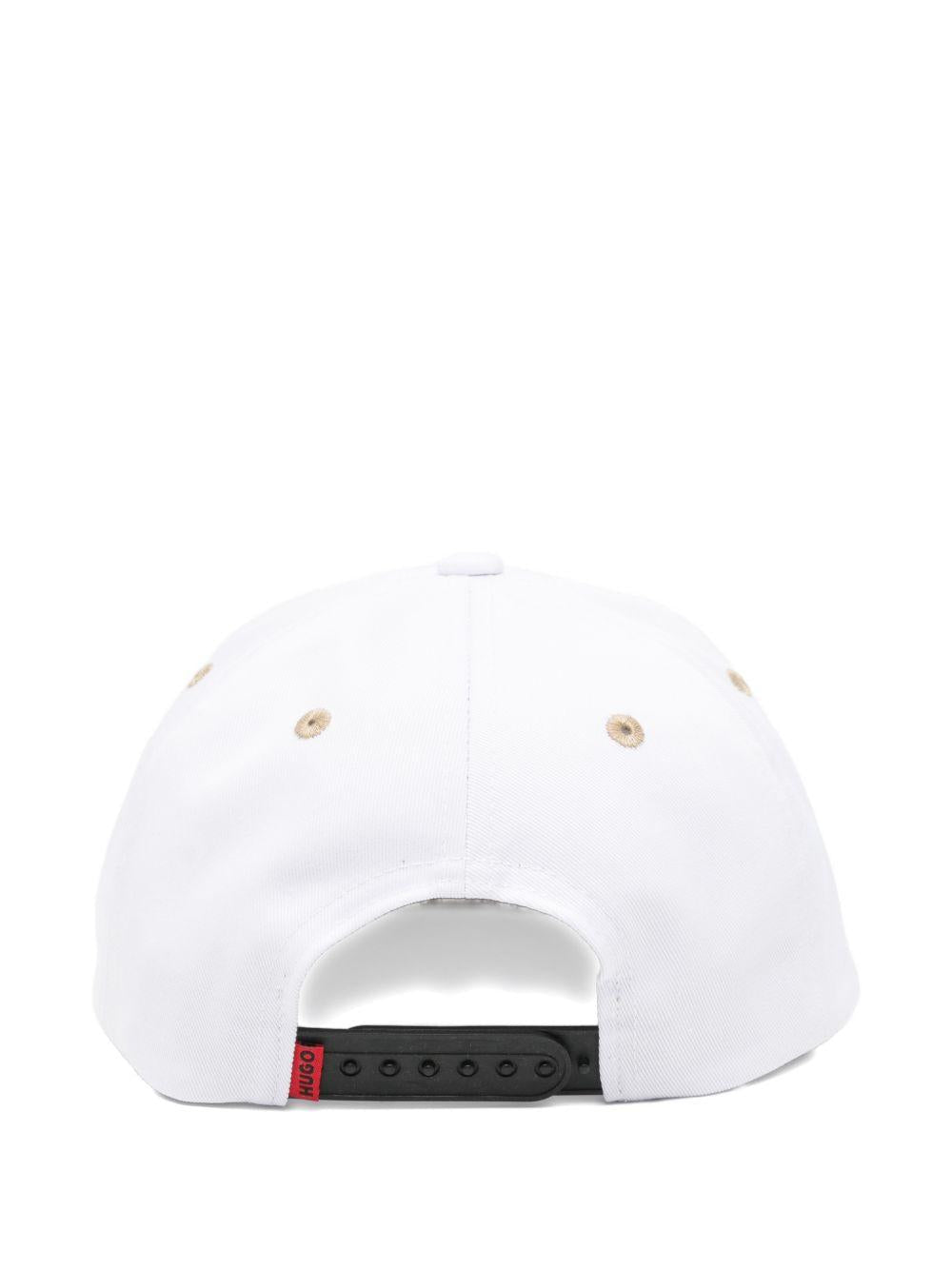 Cappello per bambino Hugo Kids beige con logo ricamato - Rubino Kids