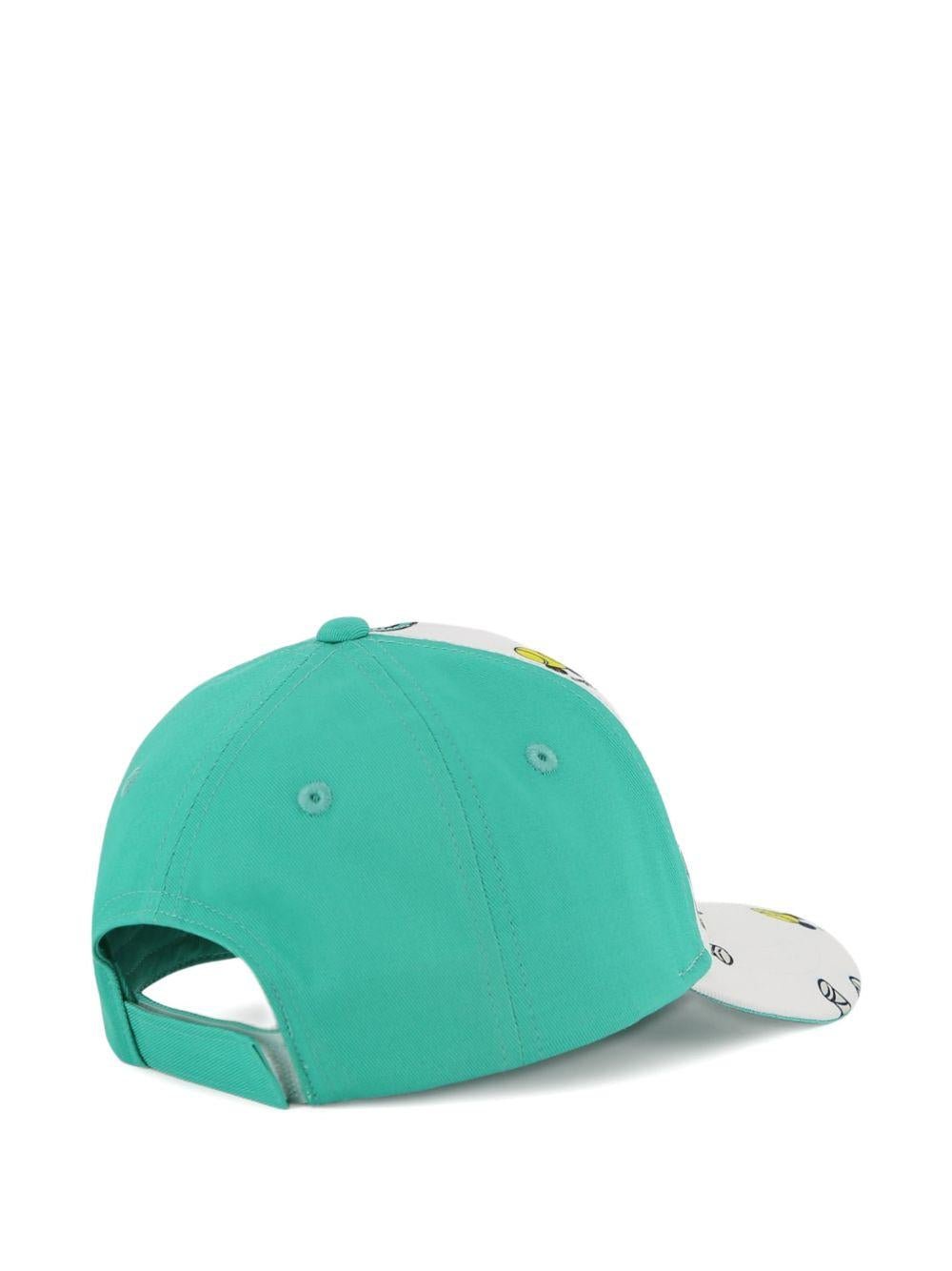 Cappello per bambino The Marc Jacobs x Mickey Mouse verde con stampa racchette da tennis - Rubino Kids