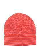 Cappello per neonata Bobo Choses rosso con ricamo a forma di cavallo a dondolo - Rubino Kids