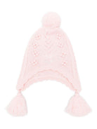 Cappello per neonata Louise Misha rosa con nappe - Rubino Kids
