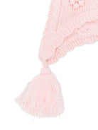 Cappello per neonata Louise Misha rosa con nappe - Rubino Kids