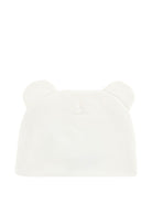 Cappello per neonati Moschino Kids bianco con applicazione orecchie - Rubino Kids