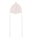 Cappello per neonati Paz Rodríguez beige con dettaglio pompom - Rubino Kids