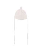 Cappello per neonati Paz Rodríguez beige con dettaglio pompom - Rubino Kids