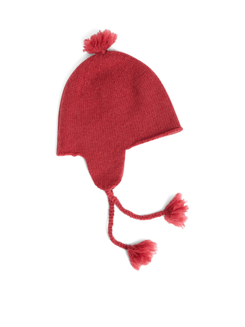 Cappello Tinna per neonato Bonpoint rosso con pompon - Rubino Kids