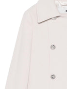 Cappotto doppiopetto per bambina Etro Kids beige con maniche lunghe - Rubino Kids