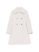 Cappotto doppiopetto per bambina Etro Kids beige con maniche lunghe - Rubino Kids