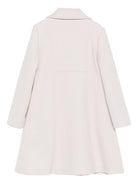 Cappotto doppiopetto per bambina Etro Kids beige con maniche lunghe - Rubino Kids