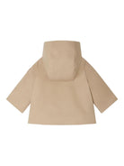 Cappotto doppiopetto per neonato Bonpoint Misha beige con cappuccio - Rubino Kids