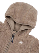 Cappotto E. Jeanne Polar in pelliccia sintetica per neonati K - Way Kids beige con cappuccio effetto teddy - Rubino Kids