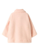 Cappotto Montgomery per bambina Il Gufo rosa in pile - Rubino Kids