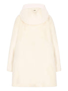 Cappotto per bambina Herno Kids bianco con tasche laterali - Rubino Kids
