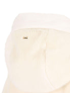 Cappotto per bambina Herno Kids bianco con tasche laterali - Rubino Kids