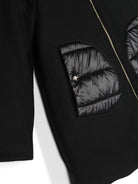Cappotto per bambina Herno Kids nero con cappuccio - Rubino Kids