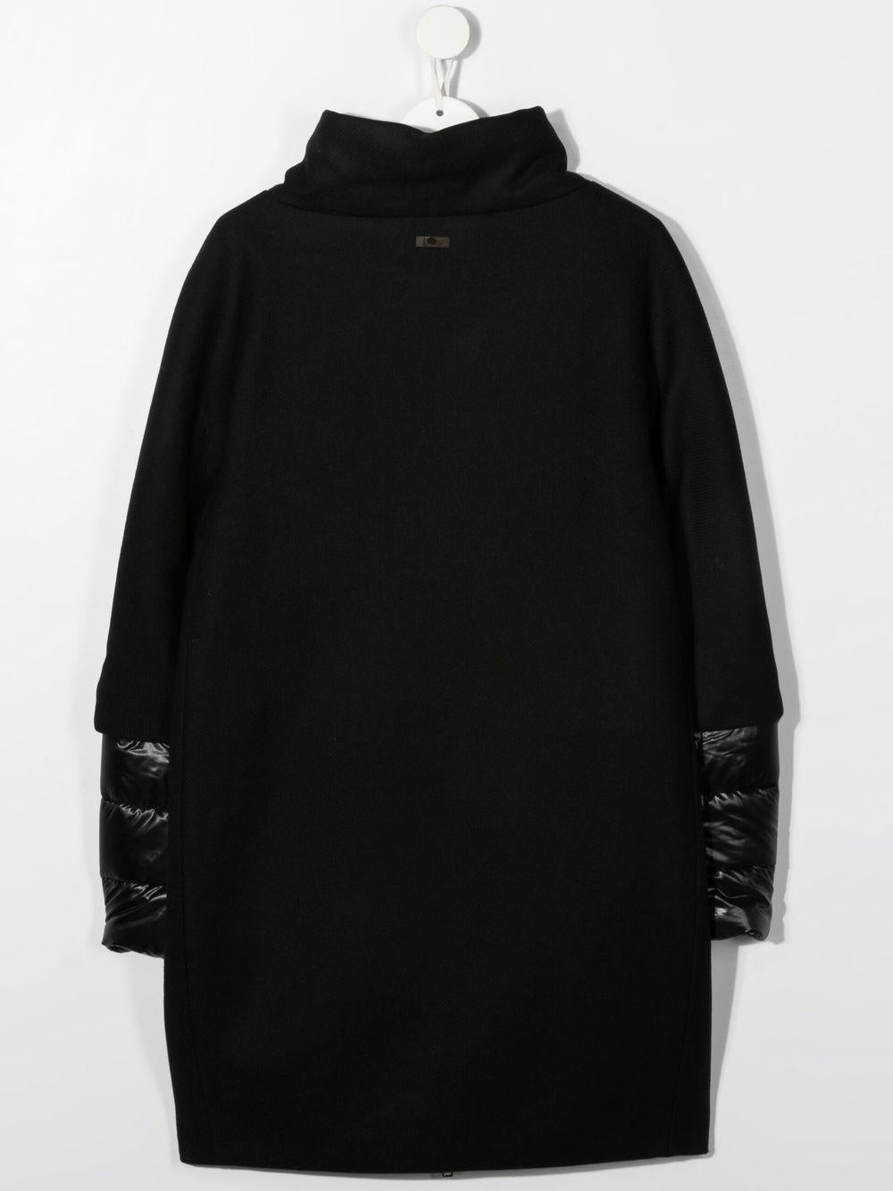 Cappotto per bambina Herno Kids nero con design imbottito - Rubino Kids