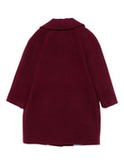 Cappotto per bambina Mi Mi Sol rosso con dettagli fiocchi - Rubino Kids