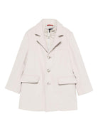 Cappotto per bambino Fay Kids beige con revers classici - Rubino Kids