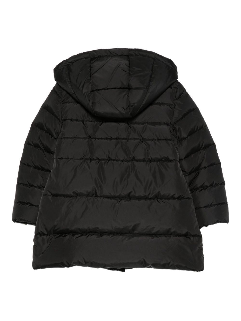 Cappotto per bambino Fay Kids nero con cappuccio - Rubino Kids